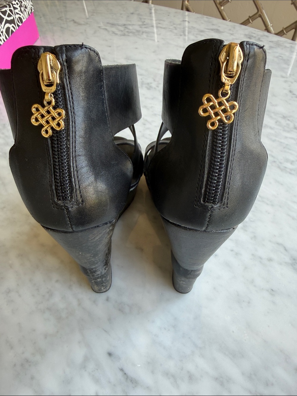 Diane von Furstenberg Opal Criss Cross Wedges - Picture 7 of 11